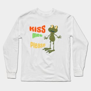 Kiss mee please Long Sleeve T-Shirt